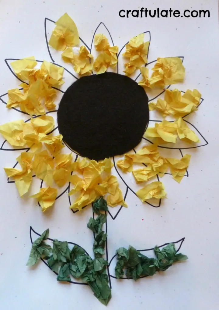 20 Creative Sunflower Crafts for Kids 22