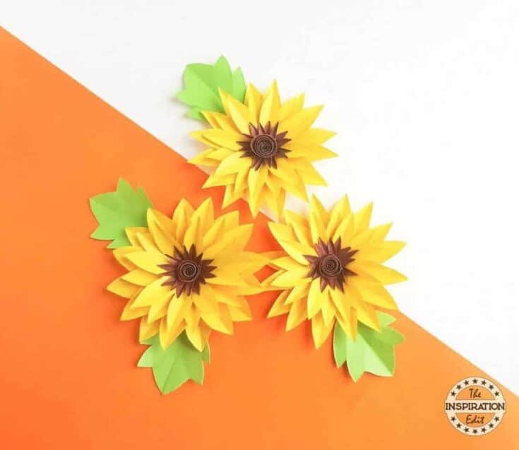 20 Creative Sunflower Crafts for Kids 15