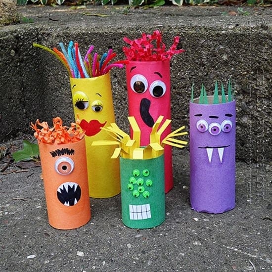 25 Crazy Fun Monster Crafts for Kids That Are Super Adorable 30