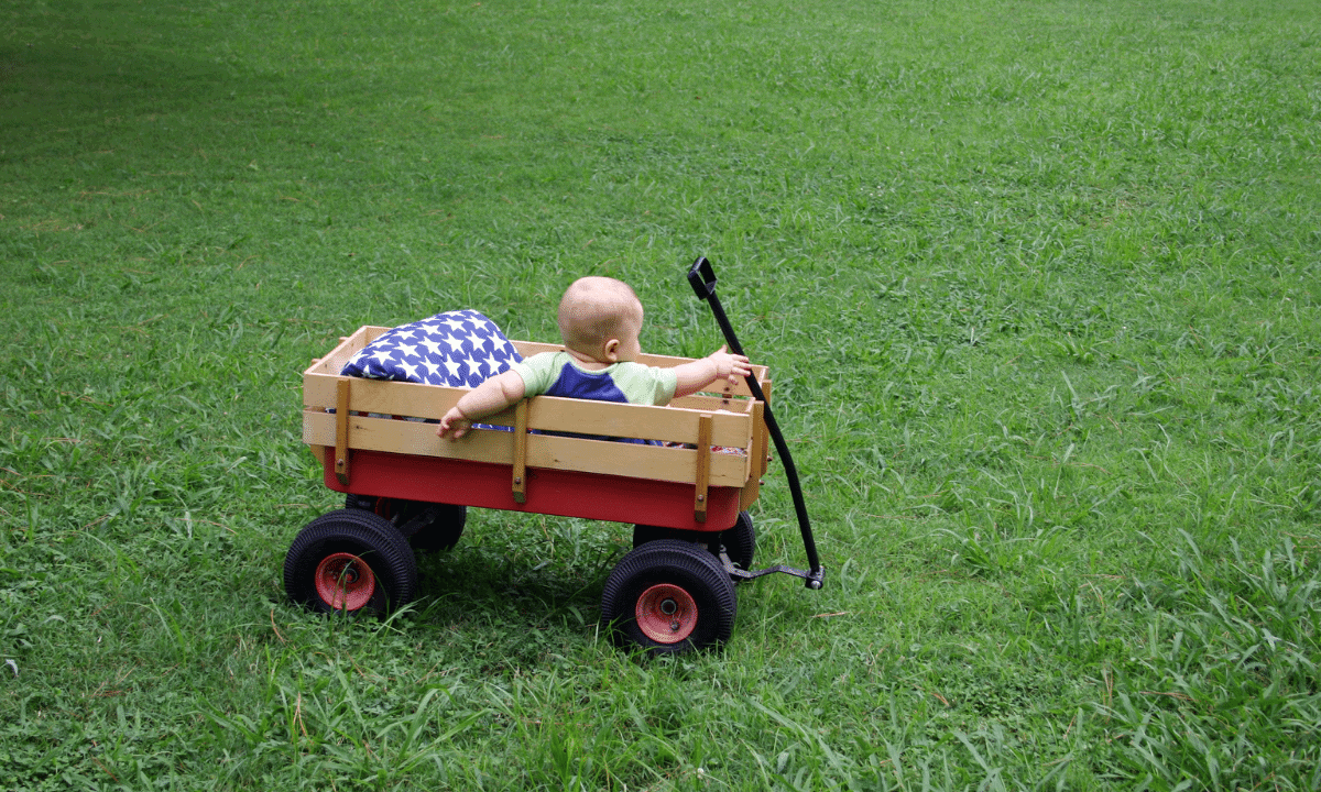 how to make a covered wagon for kids