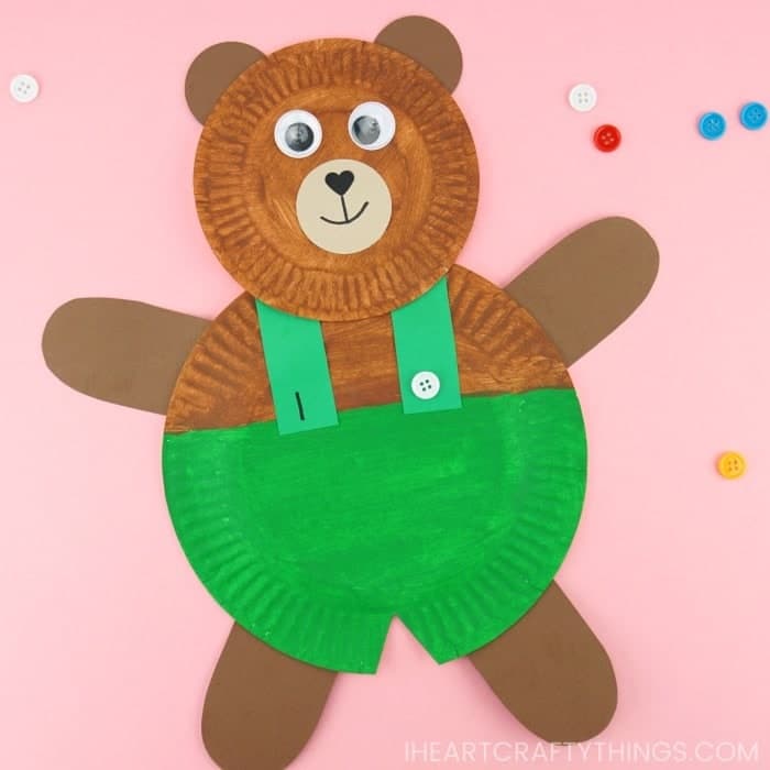 25 Adorable Bear Crafts for Kids That They'll Love Making 22