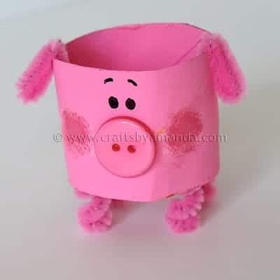 15 Adorable Pig Crafts for Kids On a Rainy Day 16