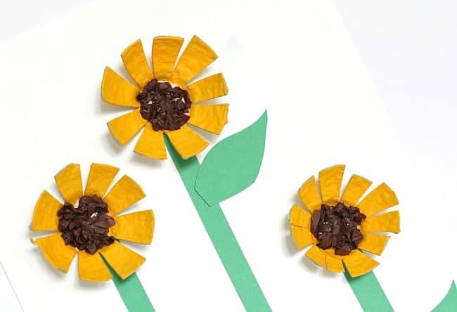 20 Creative Sunflower Crafts for Kids 23