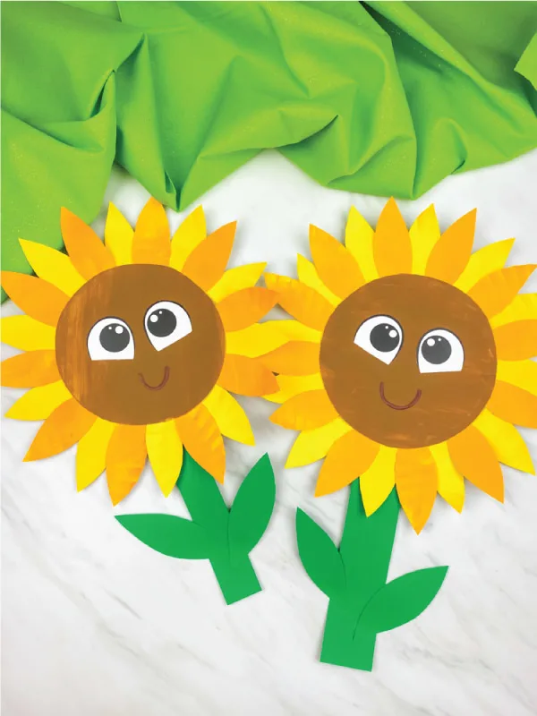 20 Creative Sunflower Crafts for Kids 28