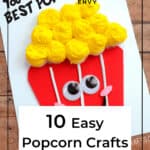 10 Easy Popcorn Crafts for Kids That Are Too Cute! 10
