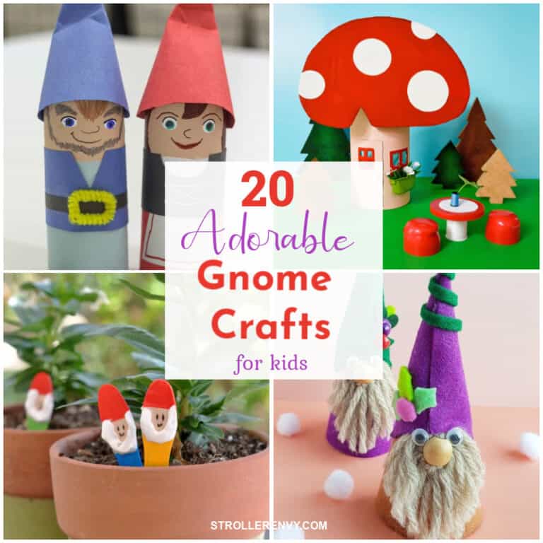 20 Adorable Gnome Crafts for Kids They Can’t Help But Love!