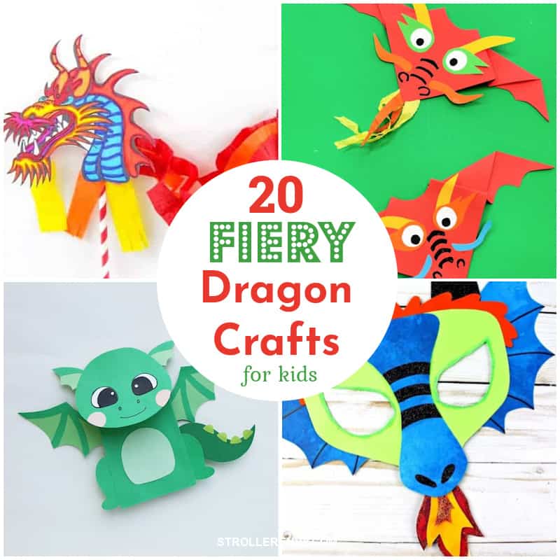 20 Fiery Dragon Crafts for Kids that are Super Easy and FUN!