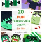 20 Fun Frankenstein Crafts for Kids that are Scary Cute!