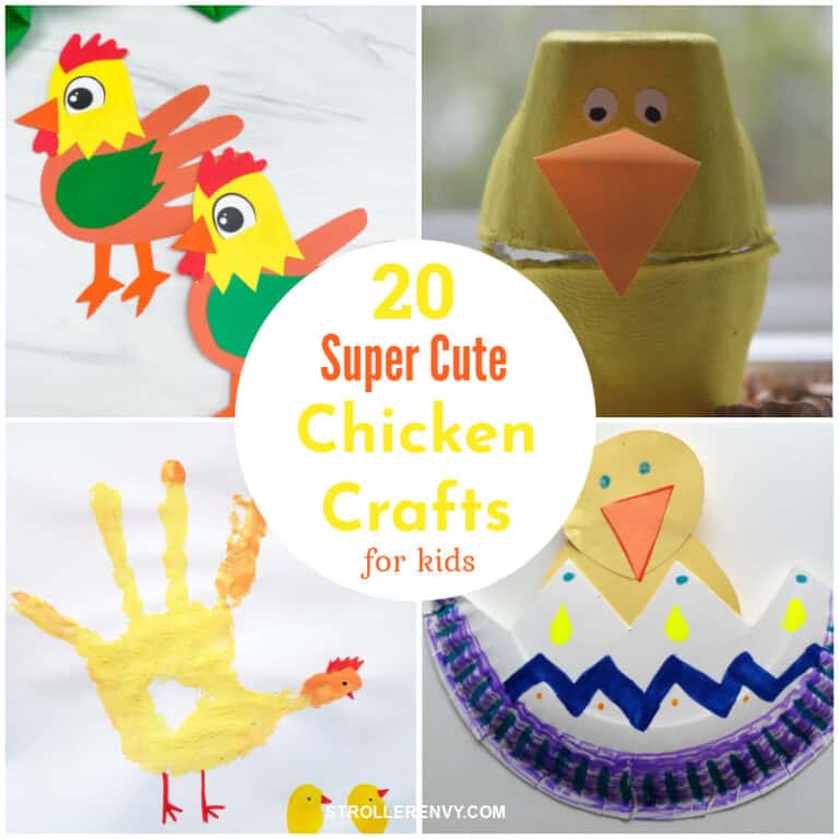 20 Super Cute Chicken Crafts for Kids That They’ll Love