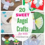 20 Sweet Angel Crafts for Kids they Just Have to Make!