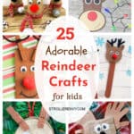 25 Adorable Reindeer Crafts for Kids that are Irresistible