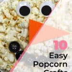 10 Easy Popcorn Crafts for Kids That Are Too Cute! 4