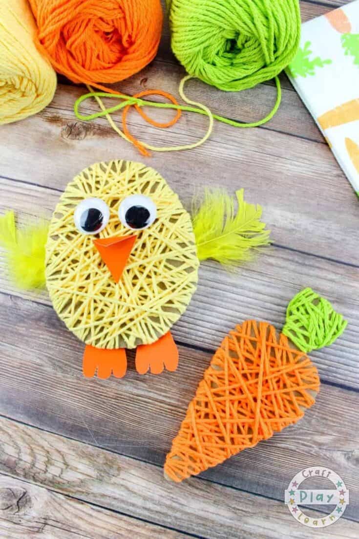 20 Super Cute Chicken Crafts for Kids That They'll Love 14