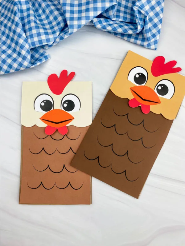 20 Super Cute Chicken Crafts for Kids That They'll Love 26