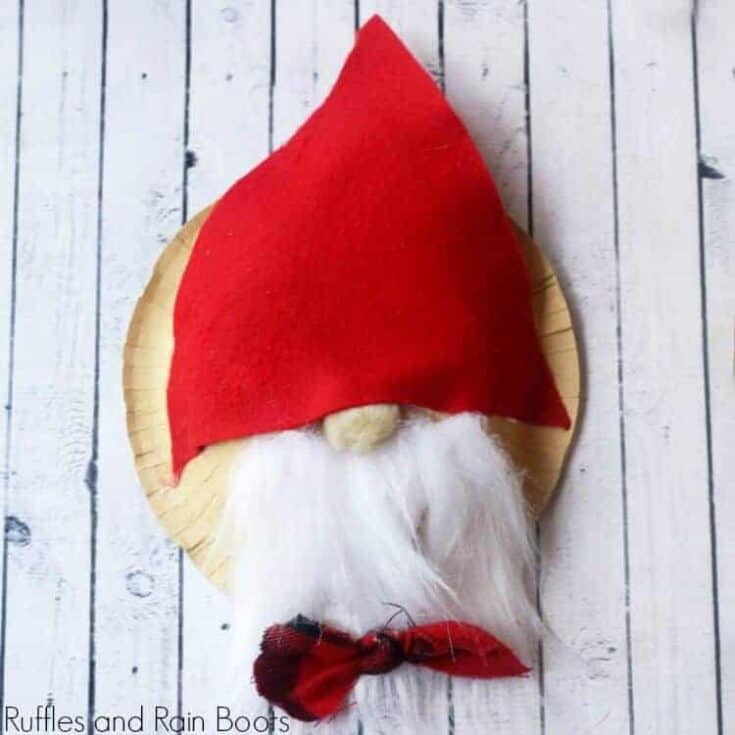 Image for Paper Bowl Gnome Craft for Kids