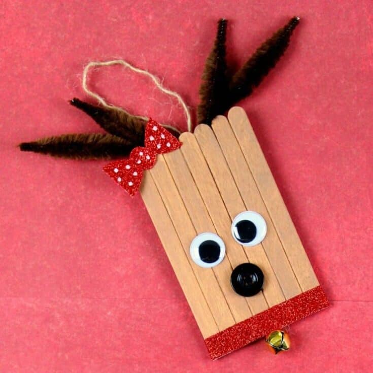 Image for Popsicle Stick Rudolph & Clarice Ornaments