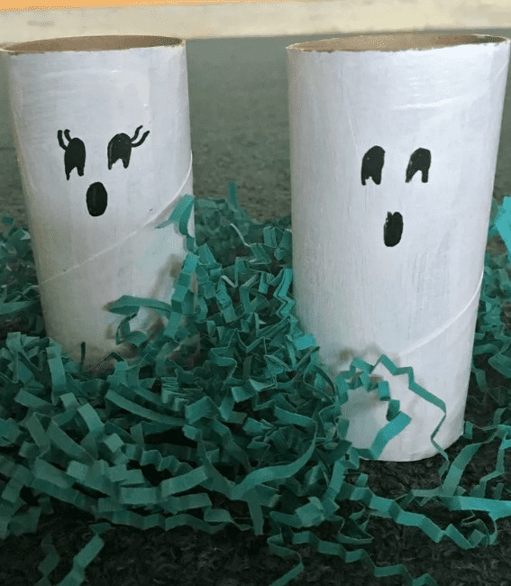 Image for DIY Toilet Paper Roll Ghosts