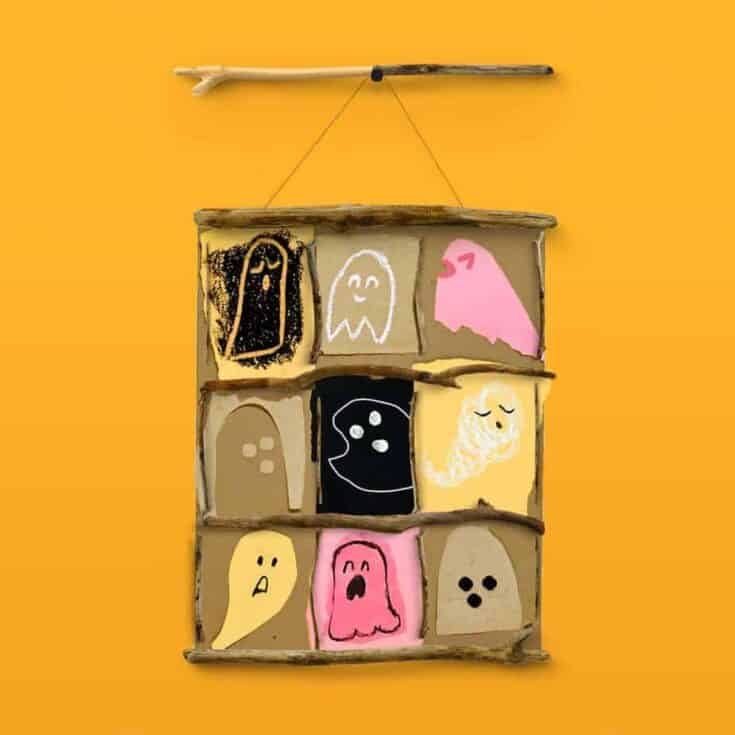 Image for Scrap Paper Ghost Art for Kids