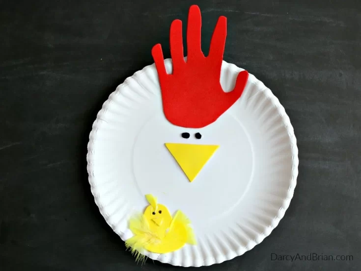20 Super Cute Chicken Crafts for Kids That They'll Love 13
