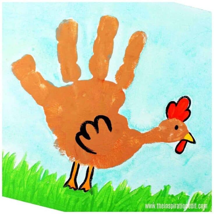Image for Handprint Chicken Art Project
