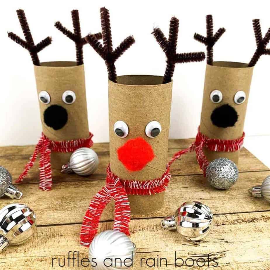 25 Adorable Reindeer Crafts for Kids They'll Love 18