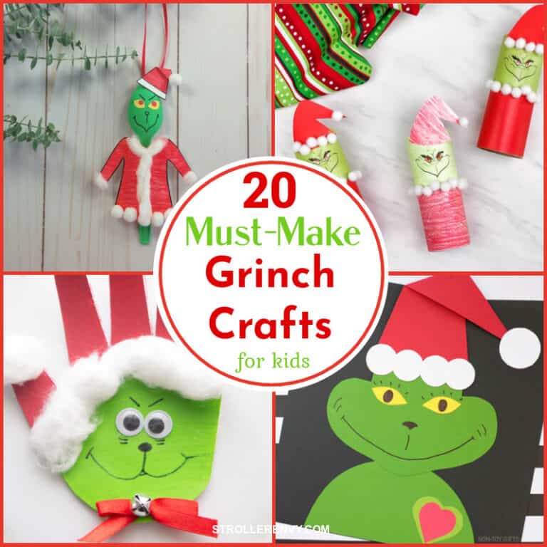 20 Must-Make Grinch Crafts for Kids That They’ll Love