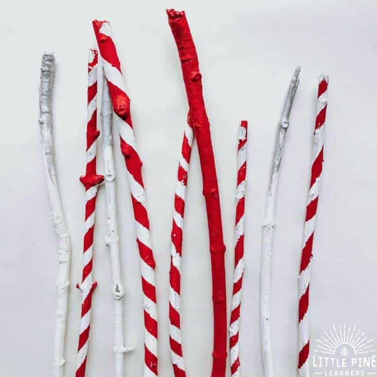 Image for Holiday Candy Cane Stick Bouquet