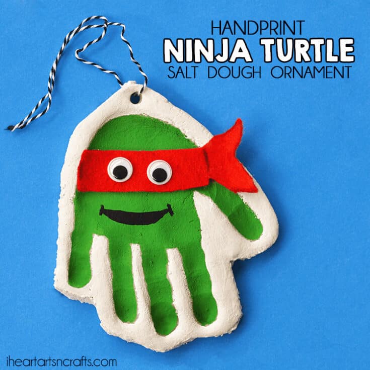 Image for Handprint Teenage Mutant Ninja Turtle Salt Dough Ornament