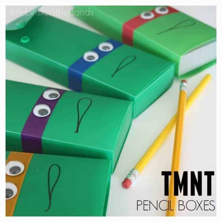 Image for Teenage Mutant Ninja Turtle Pencil Boxes Cases TMNT Craft