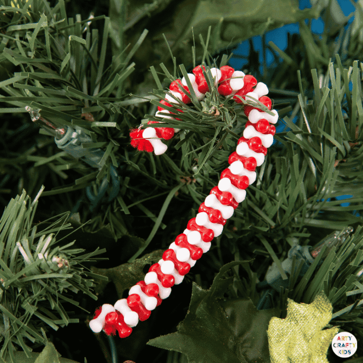 Image for Beaded Candy Cane Ornaments