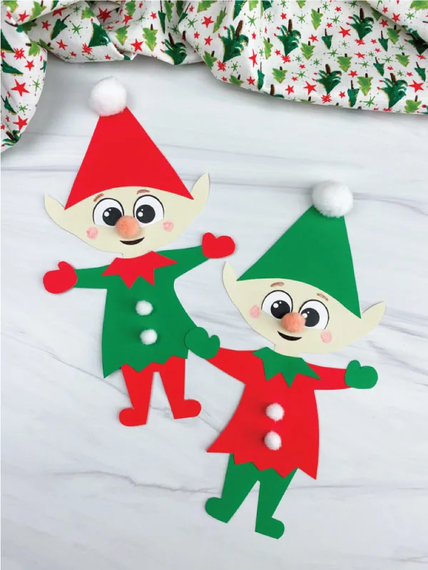 20 Adorable Elf Crafts for Kids That Are Super Fun 8