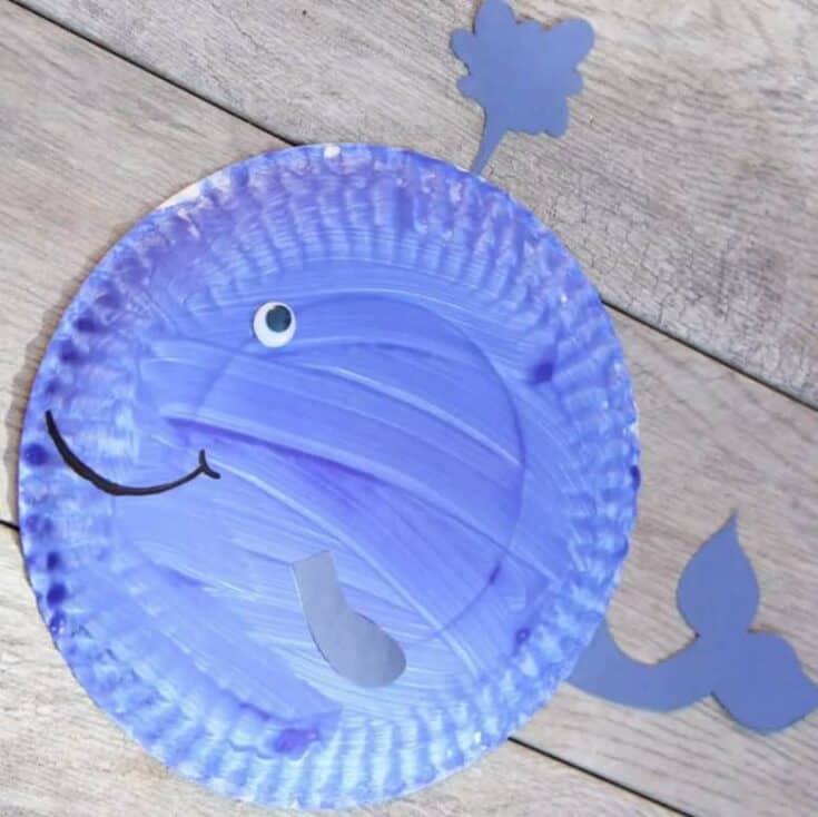Image for Whale paper plate craft