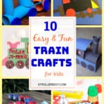 10 Easy & Fun Train Crafts for Kids