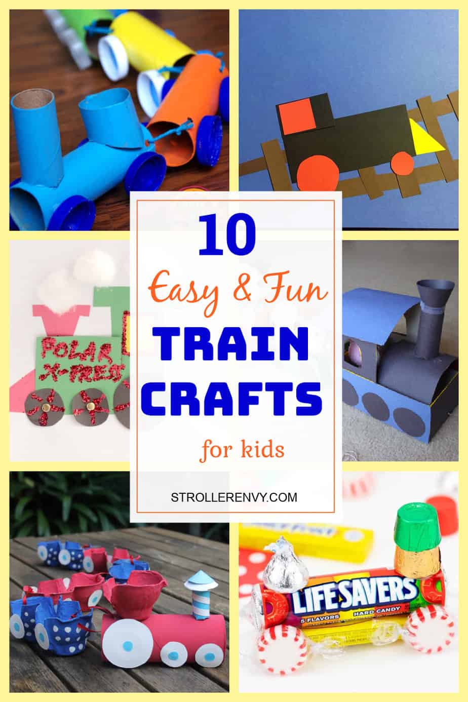Train Crafts for Kids