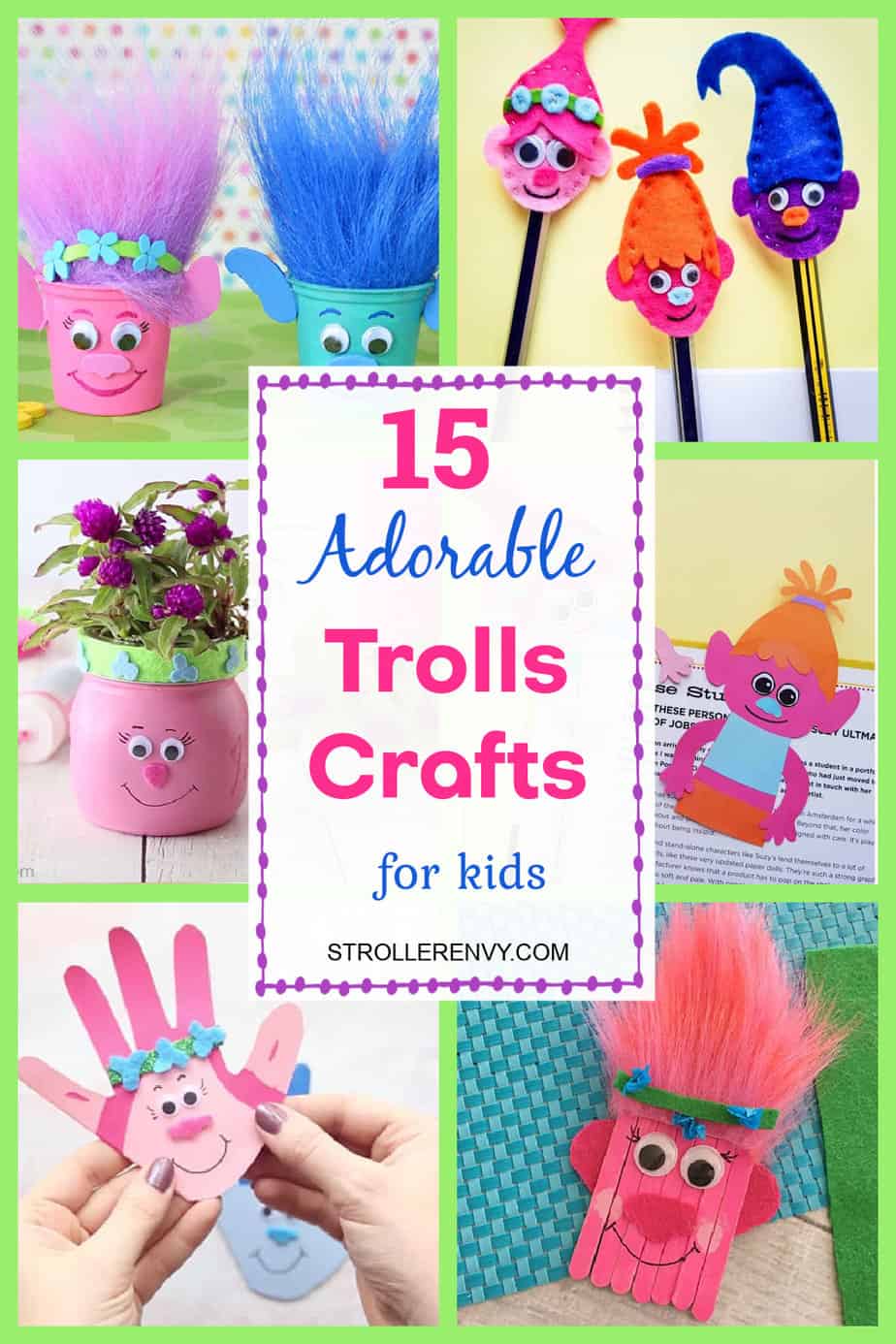 Trolls Crafts for Kids