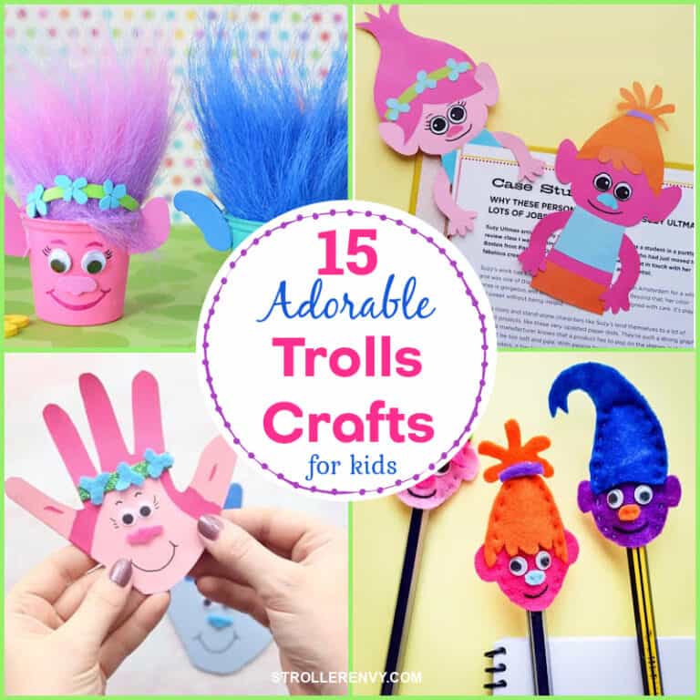 15 Adorable Trolls Crafts for Kids: Guaranteed To Be a Hit!