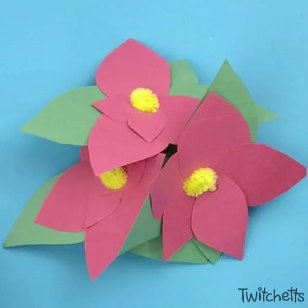 8 Creative Poinsettia Crafts for Kids That Are Easy and Fun 11