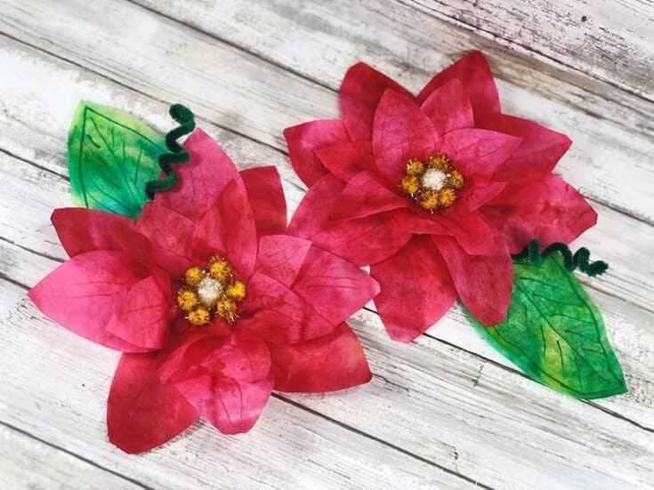 8 Creative Poinsettia Crafts for Kids That Are Easy and Fun 12