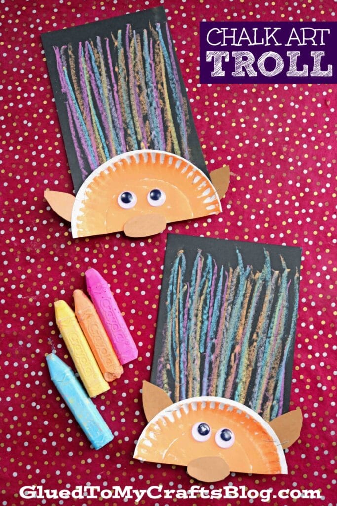 15 Adorable Trolls Crafts For Kids Guaranteed To Be A Hit 