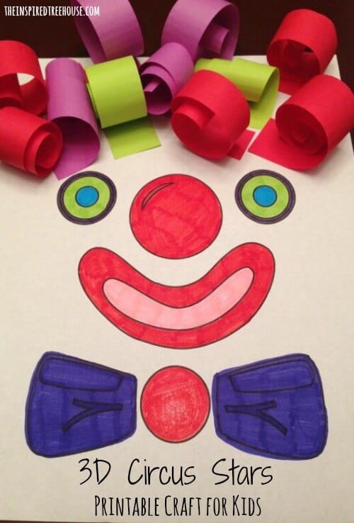 15 Colorful Circus Crafts for Kids They Will Love! 18