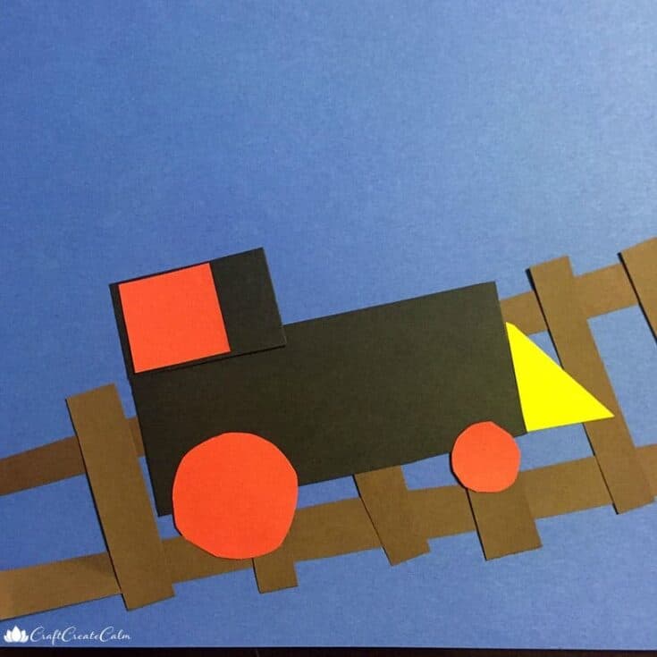 Image for Shapes & Train Craft For Kids