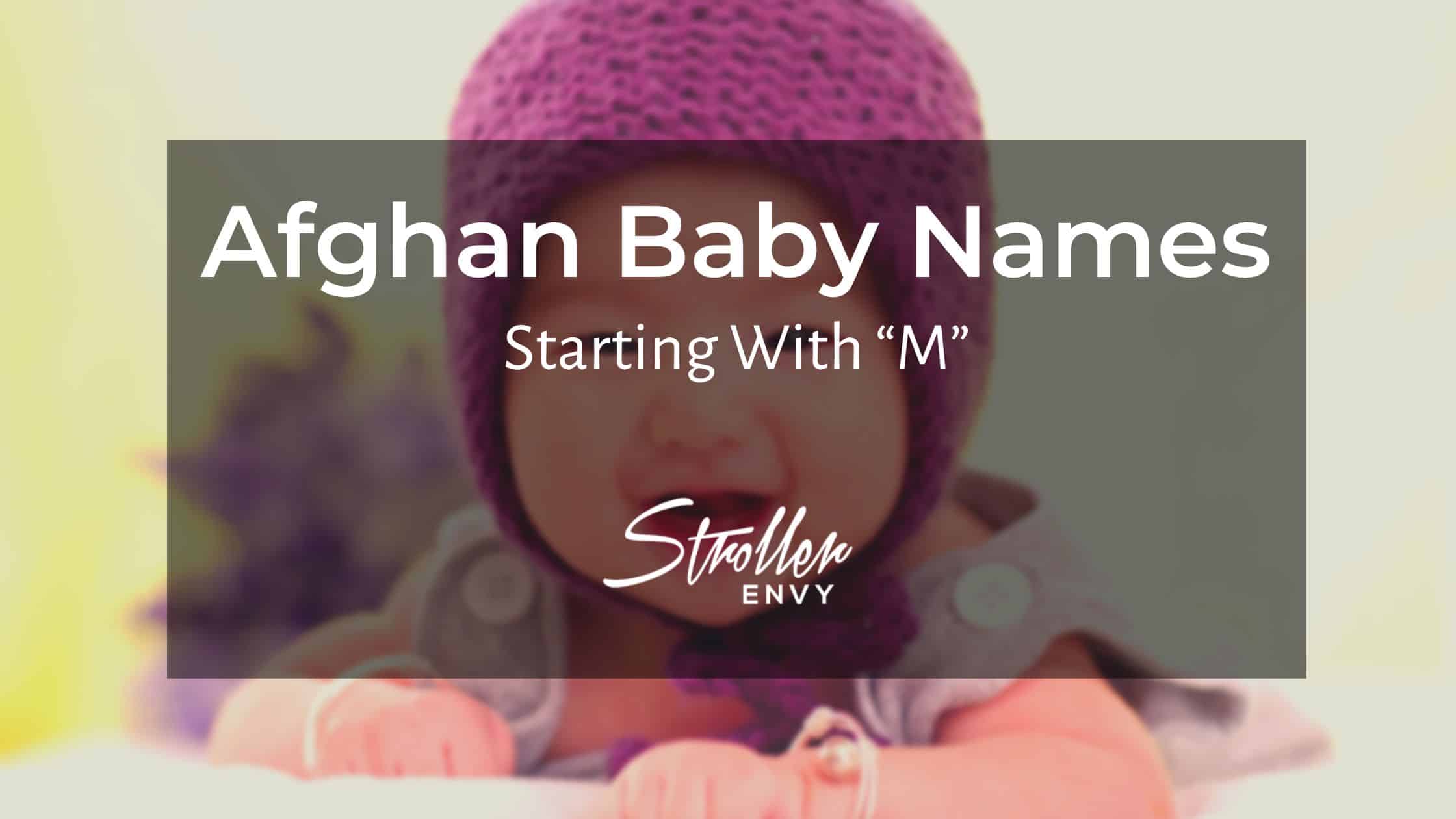 Afghan Baby Boy Names Starting With M