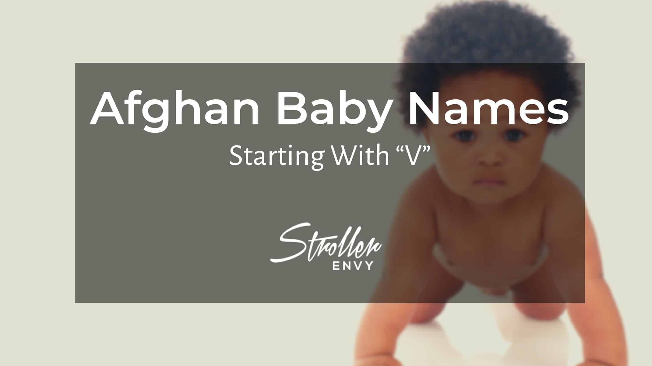 Afghan Baby Girl Names Starting With V