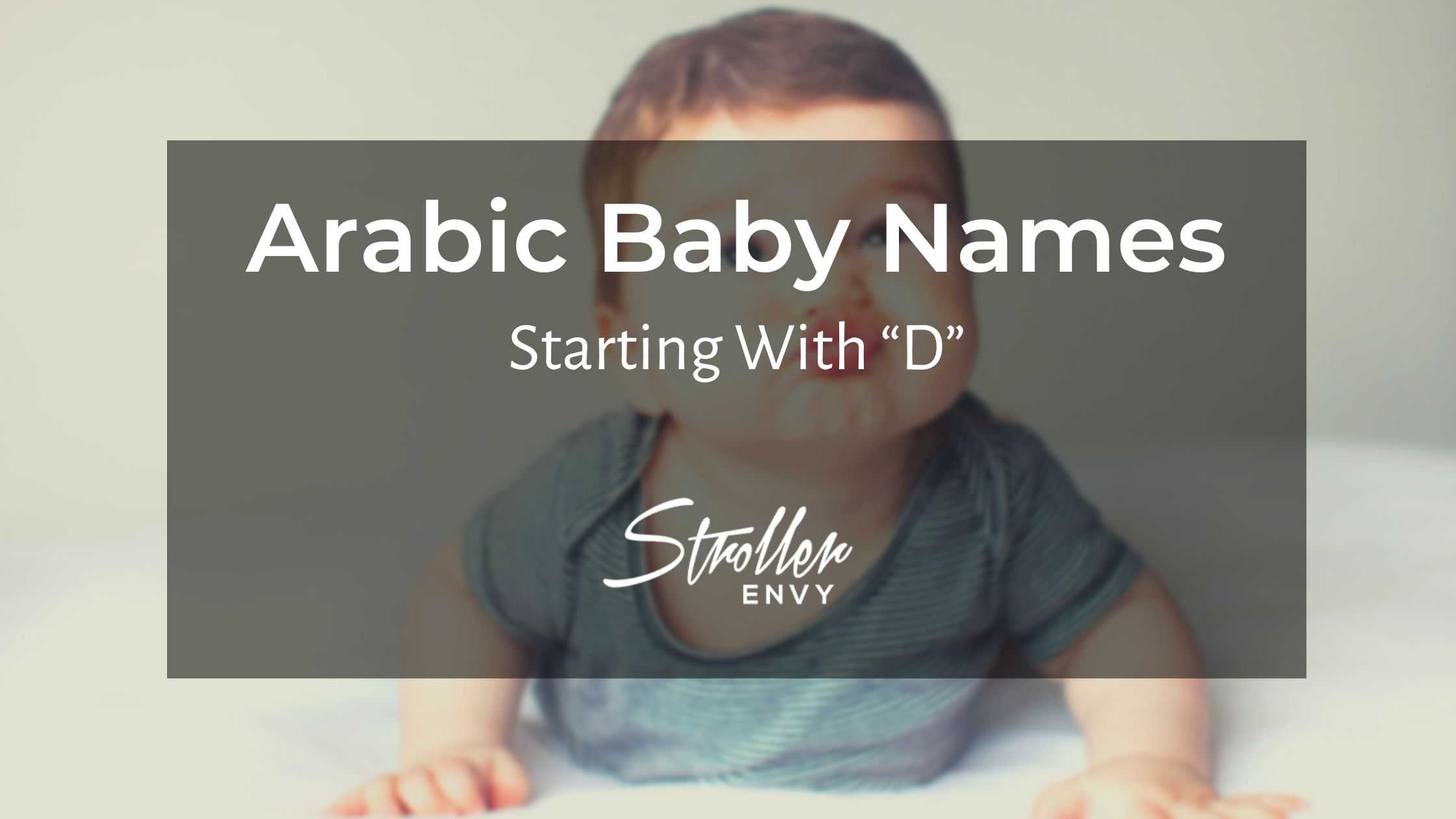 Arabic Baby Boy Names Starting with D