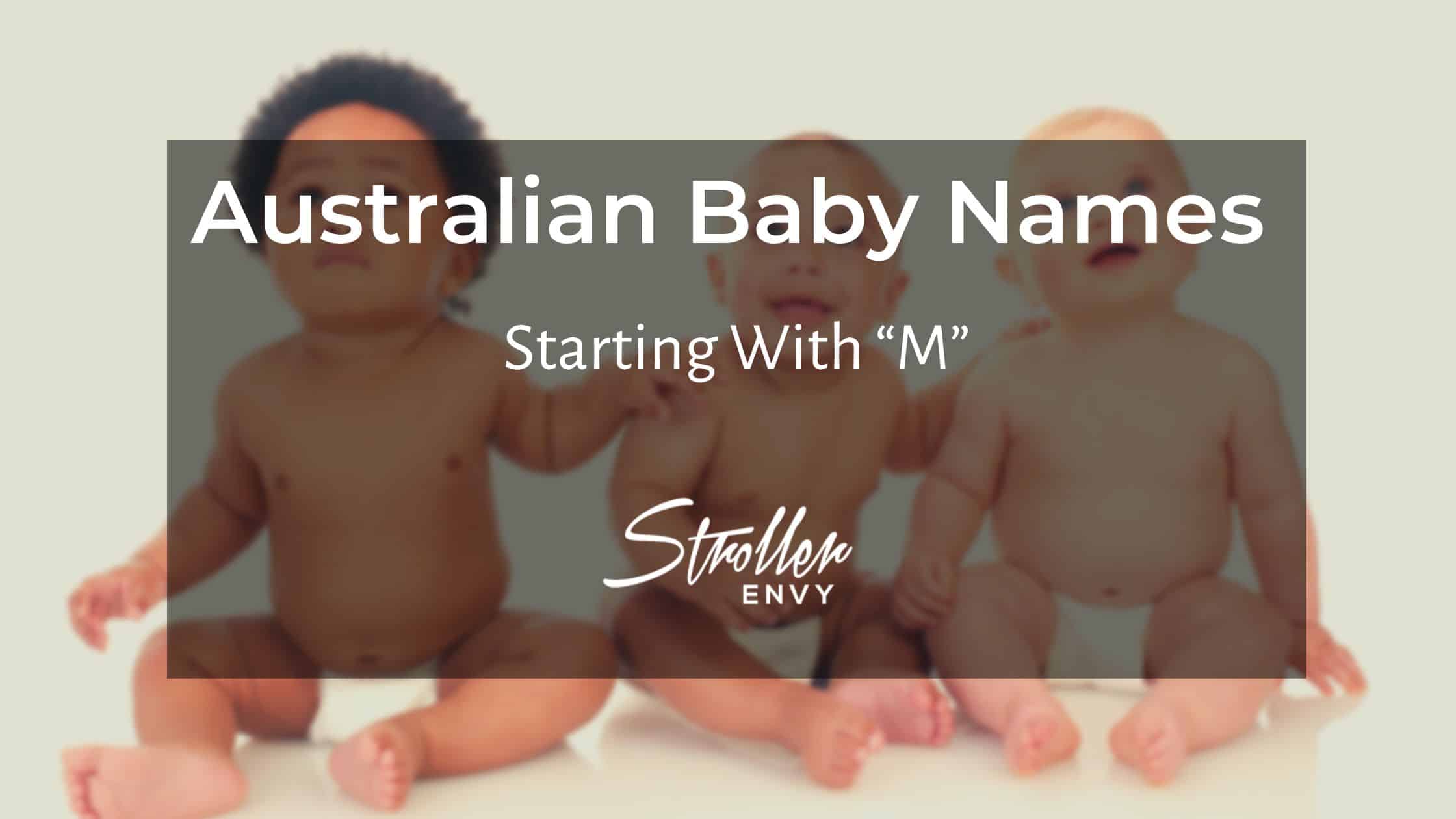 Australian Baby Boy Names Starting with M