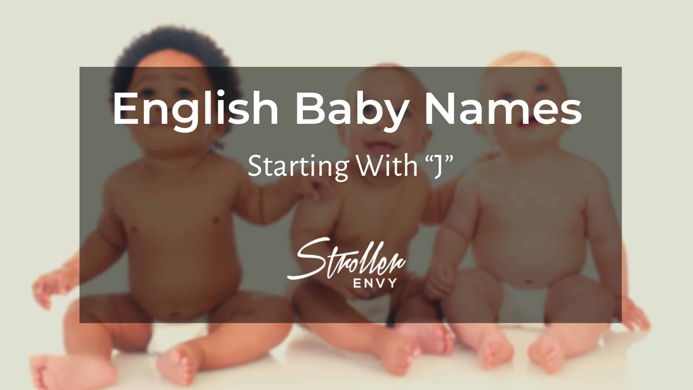 English Baby Girl Names Starting with J