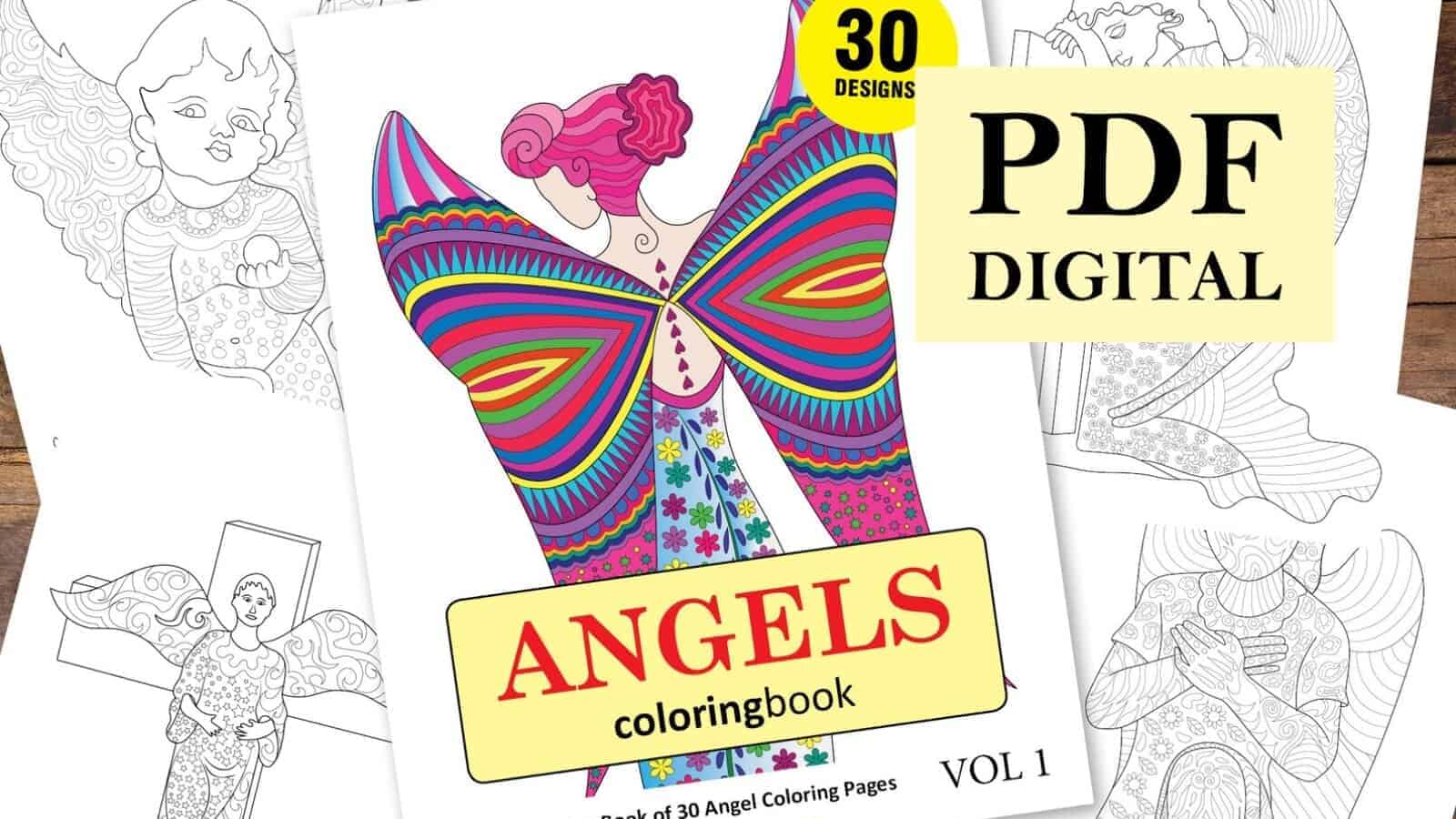 Printable Angel Coloring Book