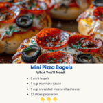 Easy and Delicious Mini Pizza Bagels: A Perfect Recipe for Busy Moms