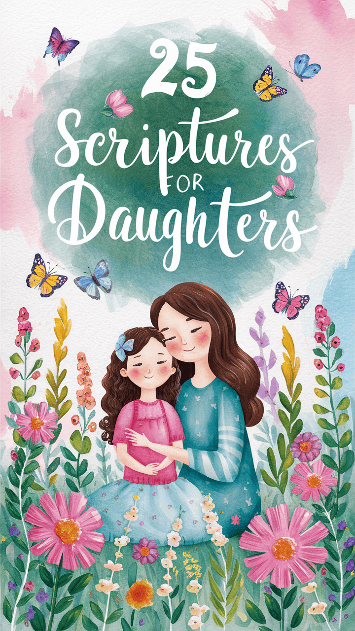25 Scriptures for Daughters: Uplifting Verses to Inspire and Encourage