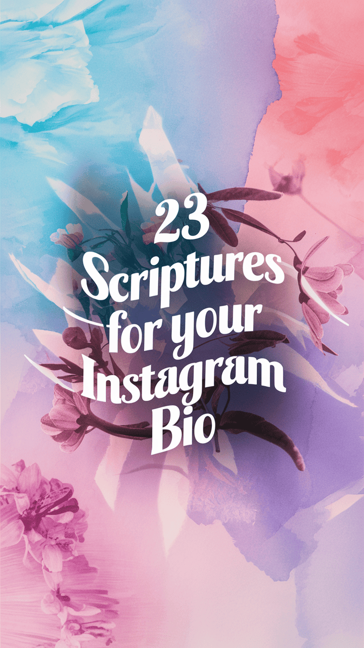 Short Bible Verses for Your Instagram Bio